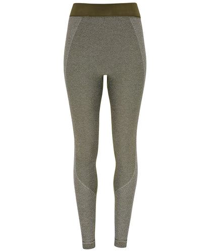TriDri Tridri WomenS Seamless 3D Fit Multi Sport Sculpt Leggings TR212 - olive - Customisable Leggings