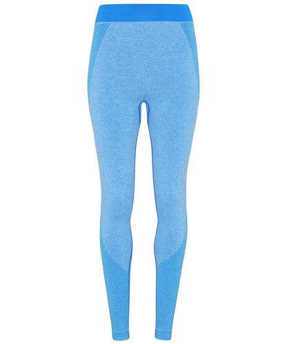 TriDri Tridri WomenS Seamless 3D Fit Multi Sport Sculpt Leggings TR212 - Sapphire - Customisable Leggings