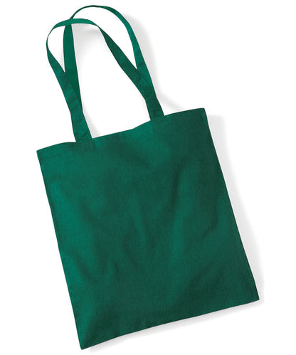 Westford Mill Bag For Life Long Handles WM101 - Bottle Green One size - Customisable Bags