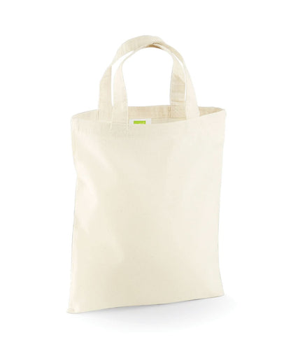 Westford Mill Mini Bag For Life WM104 - Natural One size - Customisable Bags