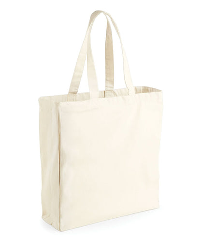 Westford Mill Canvas Classic Shopper WM108 - Natural One size - Customisable Bags