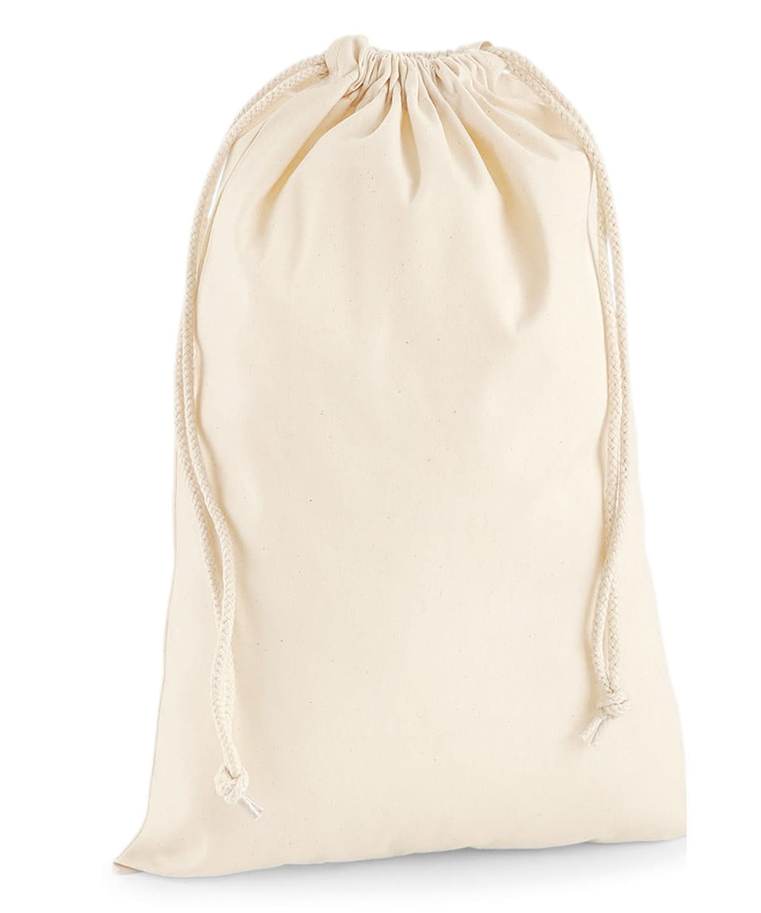 Westford Mill Premium Cotton Stuff Bag WM216 - Natural - Customisable Bags