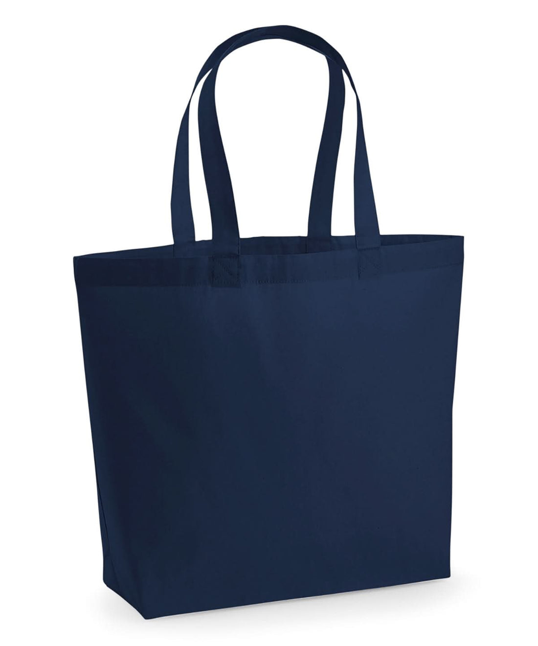 Westford Mill Premium Cotton Maxi Tote WM225 - French Navy One size - Customisable Bags