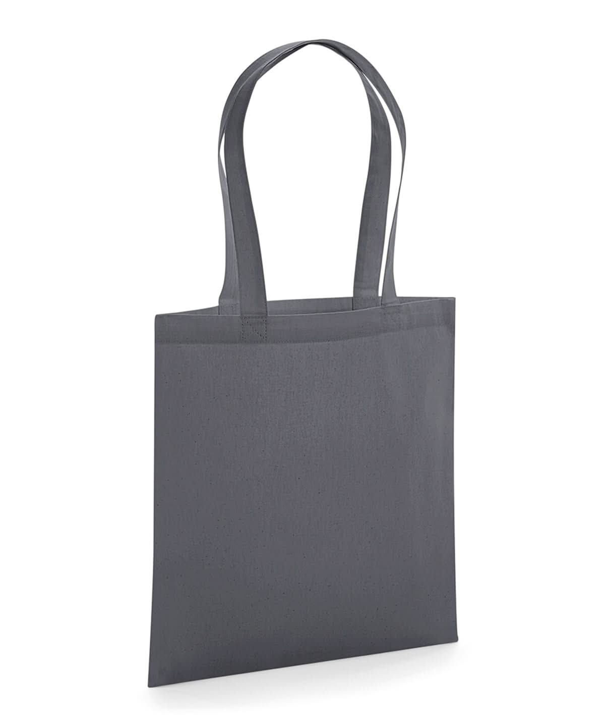 Westford Mill Organic Premium Cotton Tote WM261 - Graphite Grey One Size - Customisable Bags