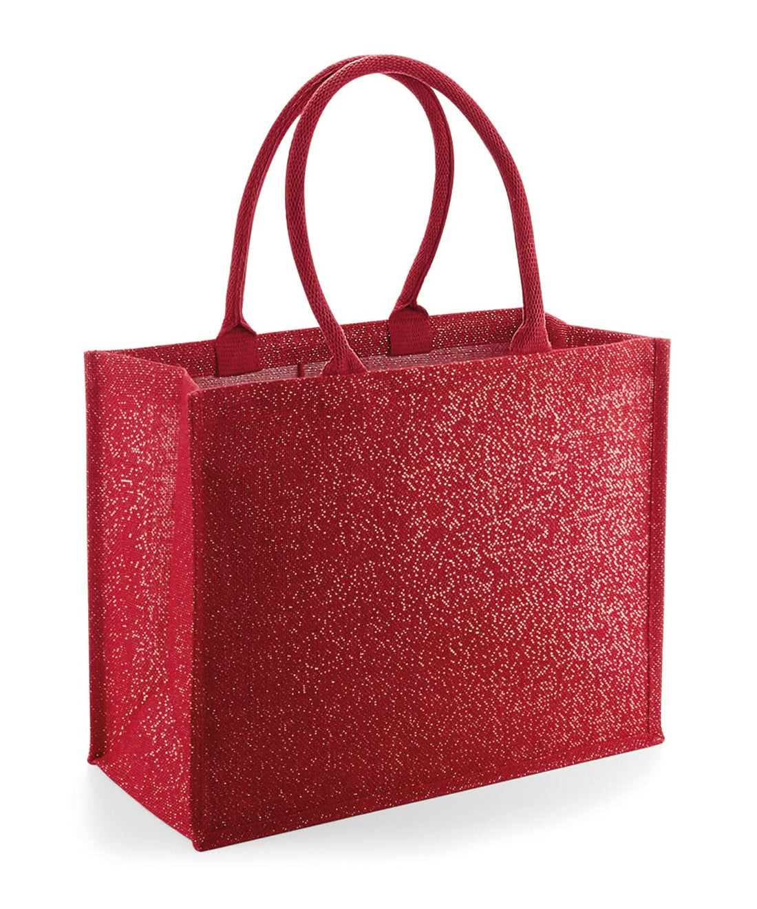 Westford Mill Shimmer Jute Shopper WM437 - - Customisable Bags