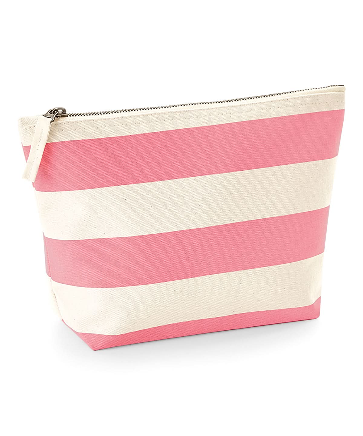 Westford Mill Nautical Accessory Bag WM684 - Natural Pink One Size - Customisable Bags
