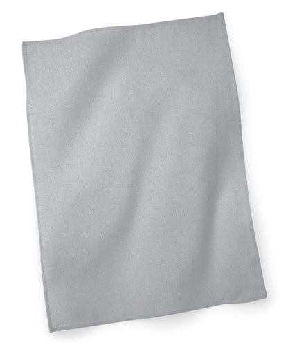 Westford Mill Tea Towel WM701 - Pure Grey One size - Customisable Towels