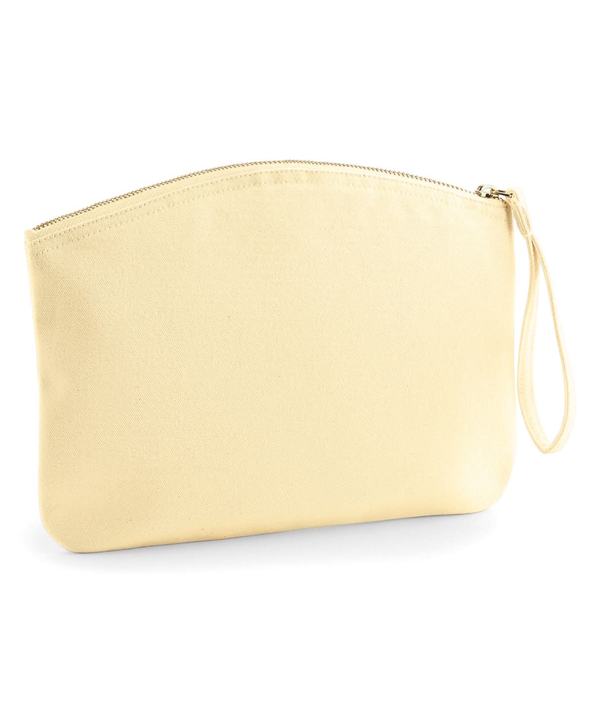 Westford Mill Earthaware Organic Spring Wristlet WM820 - Pastel Lemon L - Customisable Bags
