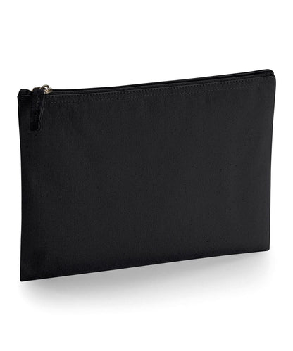 Westford Mill Earthaware Organic Accessory Pouch WM830 - Black - Customisable Bags