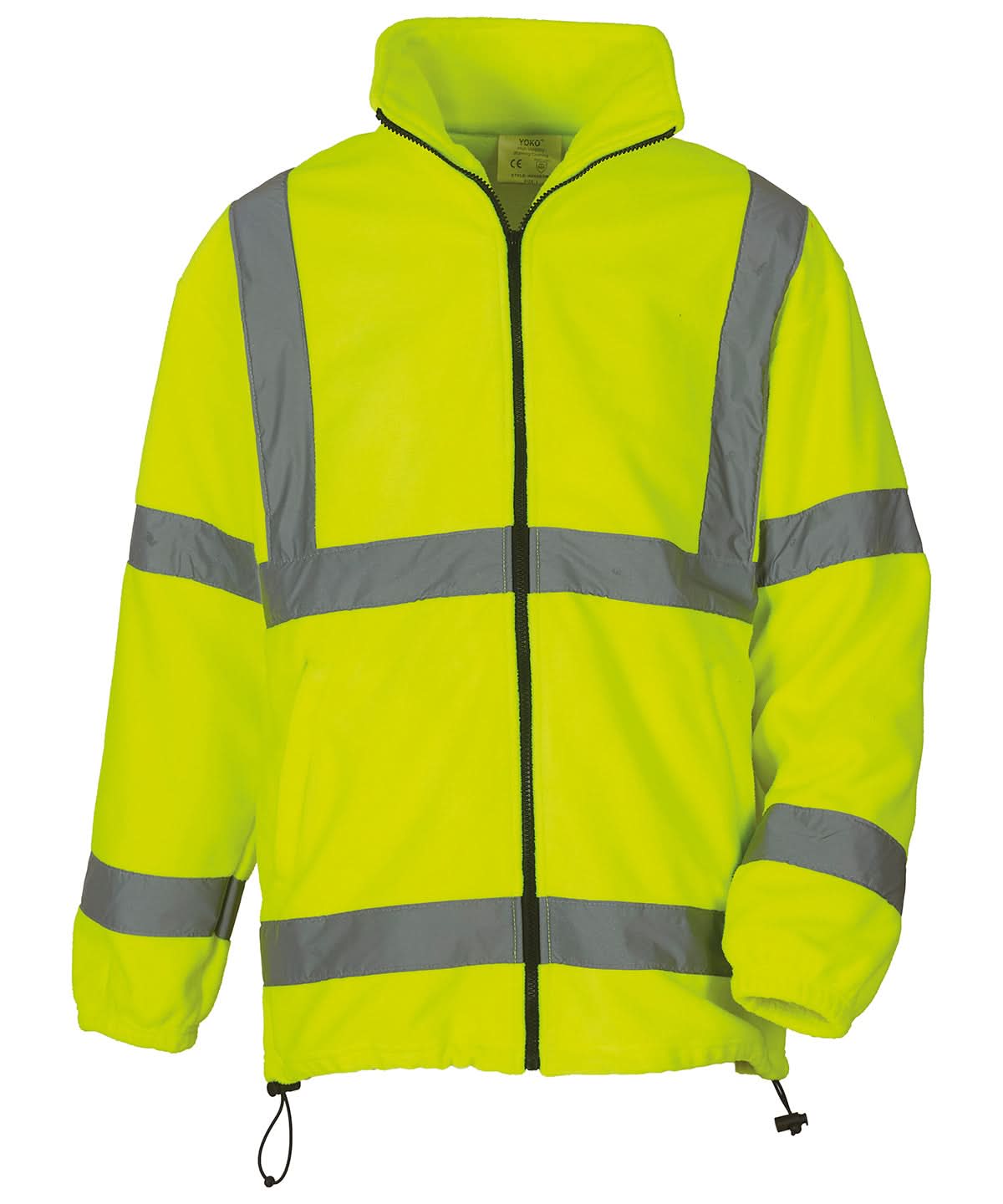 Yoko HV Heavyweight Fleece Jacket Hvk08 YK042 - Yellow - Customisable Jacket