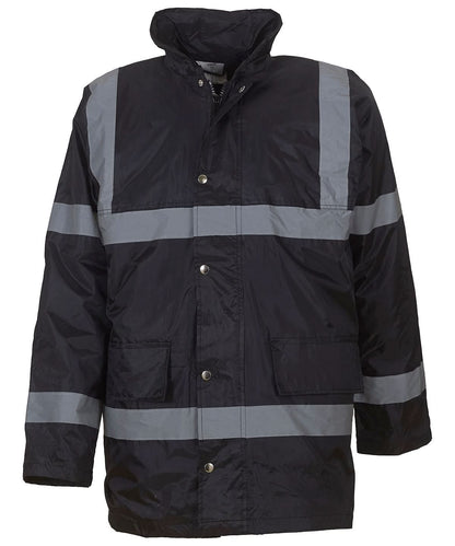 Yoko HV Security Jacket Hvp301 YK046 - Black - Customisable Jacket