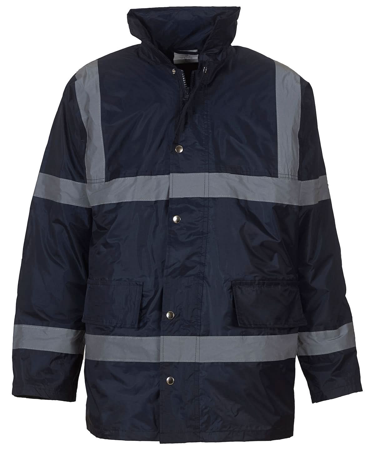 Yoko HV Security Jacket Hvp301 YK046 - Navy - Customisable Jacket