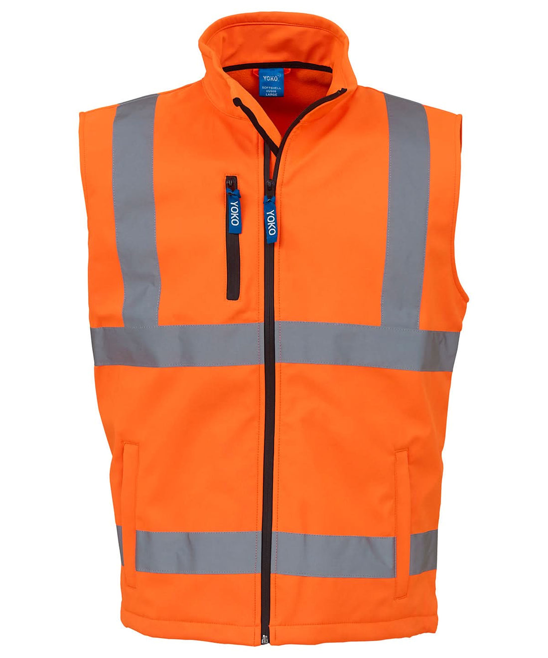Yoko HV Softshell Gilet Hv006 YK050 - Orange - Customisable Bodywarmers