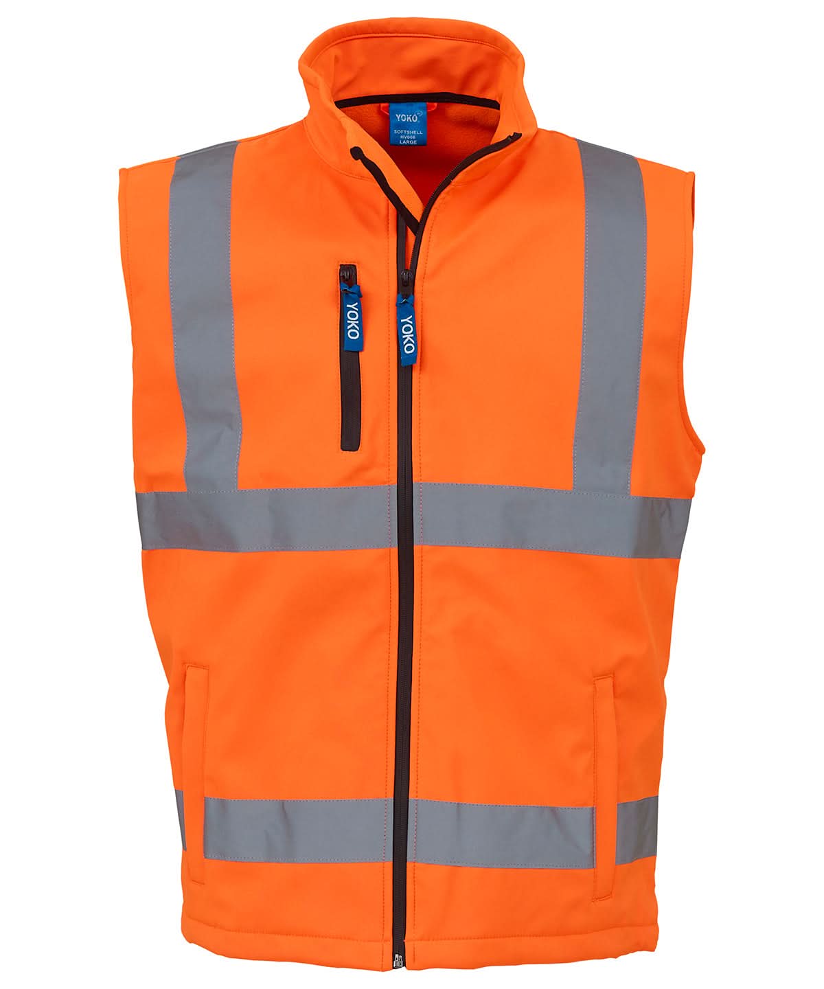 Yoko HV Softshell Gilet Hv006 YK050 - Orange - Customisable Bodywarmers