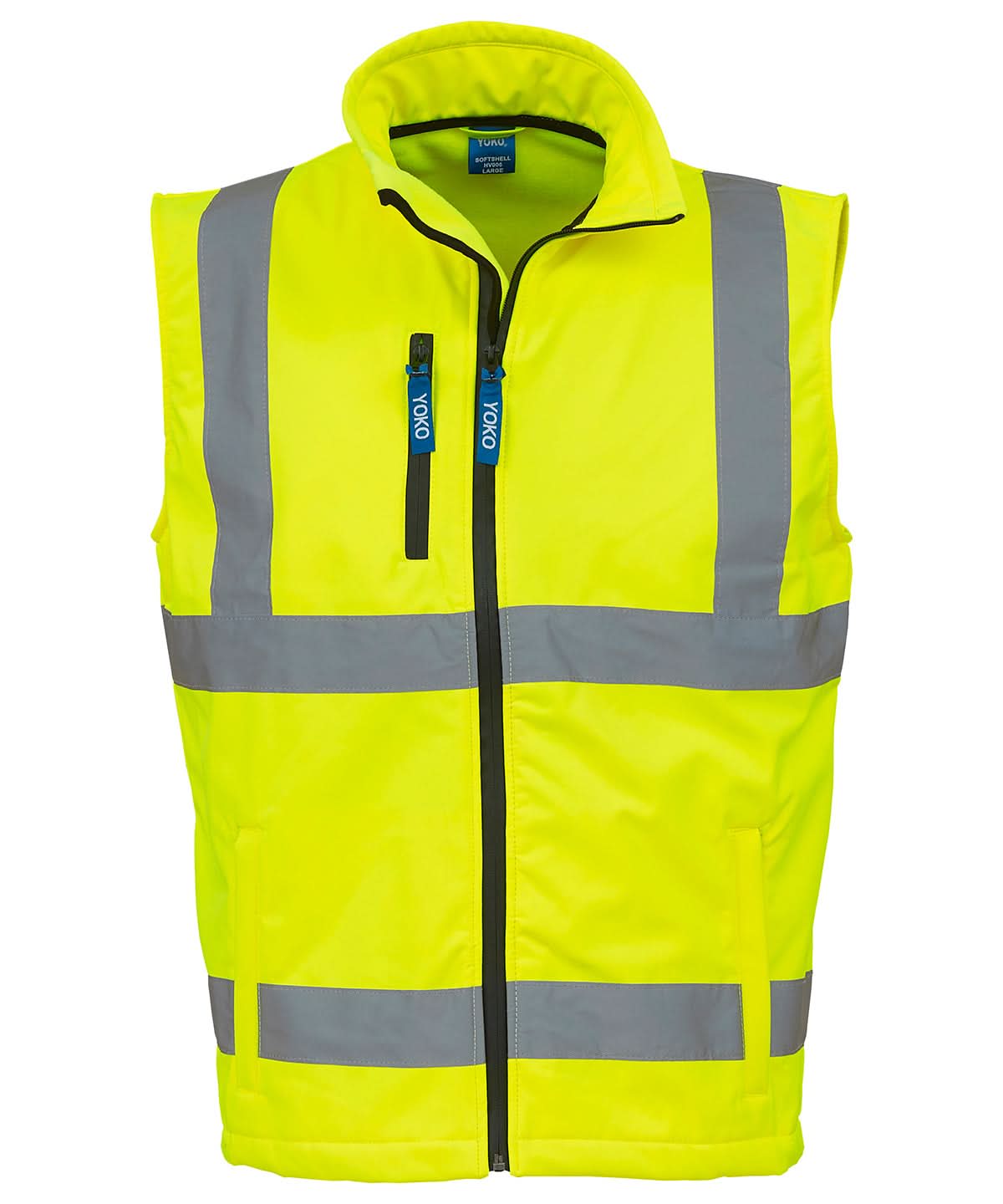 Yoko HV Softshell Gilet Hv006 YK050 - Yellow - Customisable Bodywarmers
