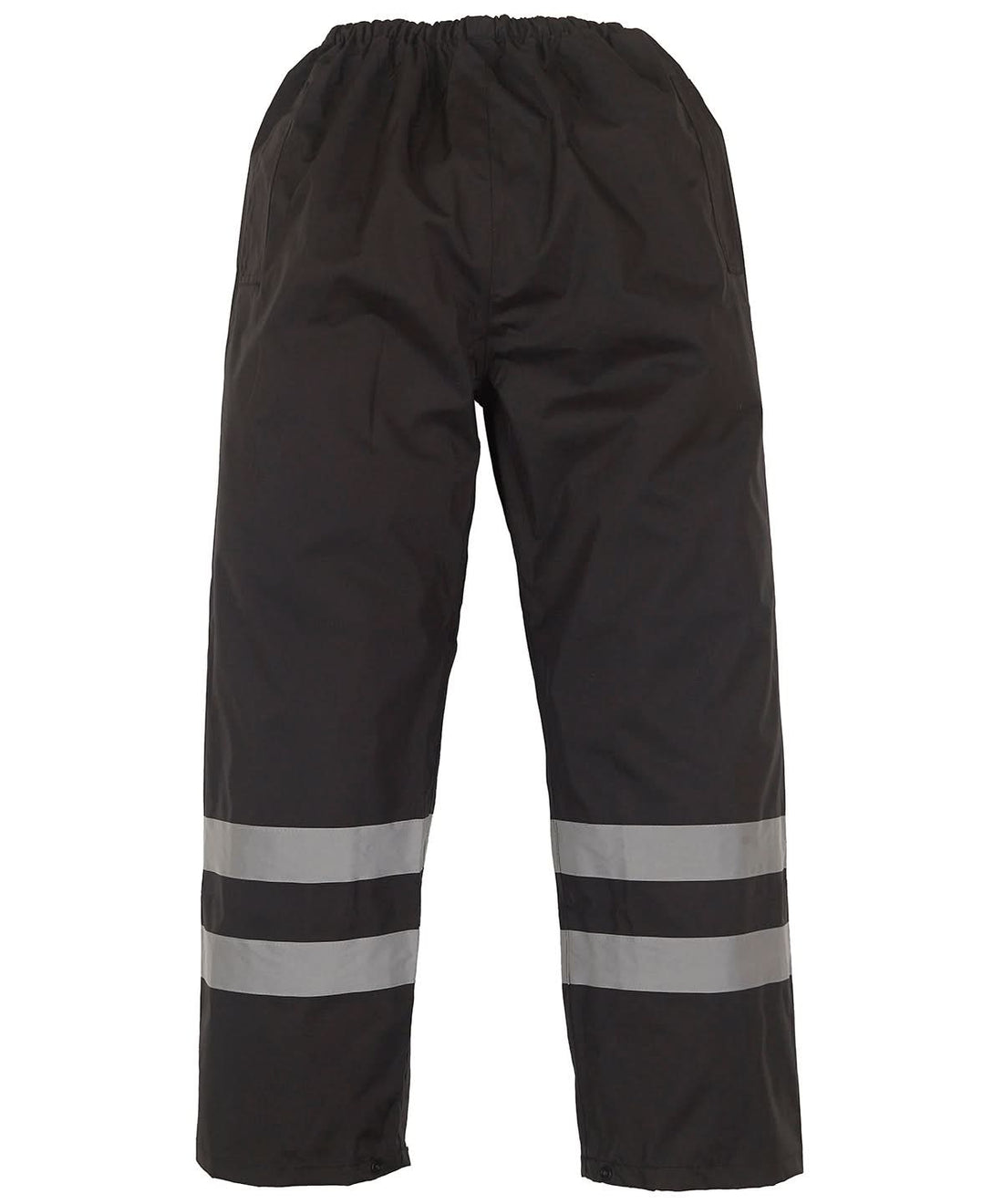 Yoko HV Waterproof Overtrousers Hvs461 YK070 - Black - Customisable Hi-Vis Trousers