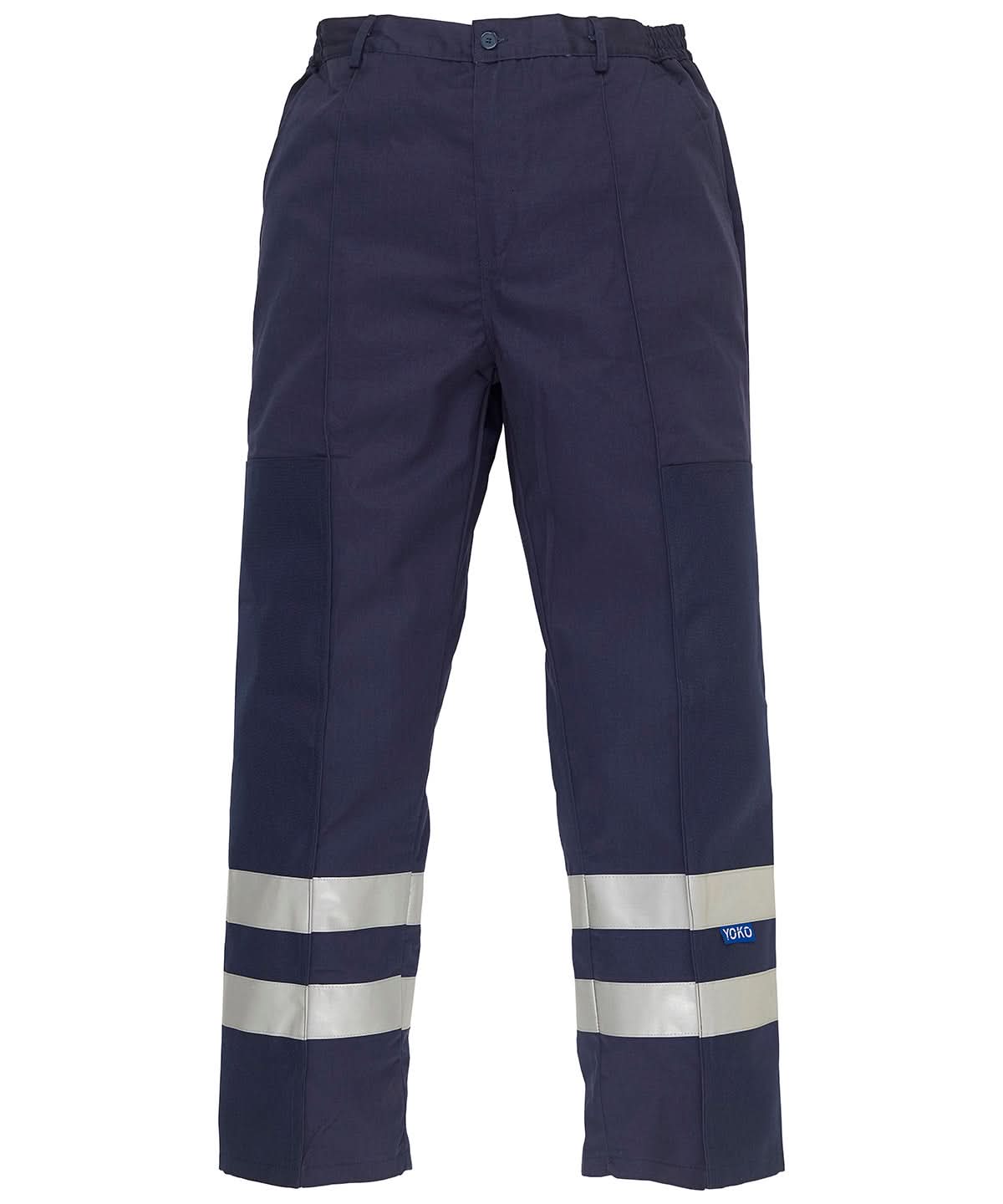 Yoko Reflective Polycotton Ballistic Trousers Bs015T YK074 - Navy - Customisable Trousers