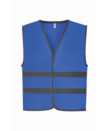 Yoko HV Reflective Border Kids Waistcoat Hvw102Ch YK102 - Royal Blue - Customisable Hi-Vis Vest
