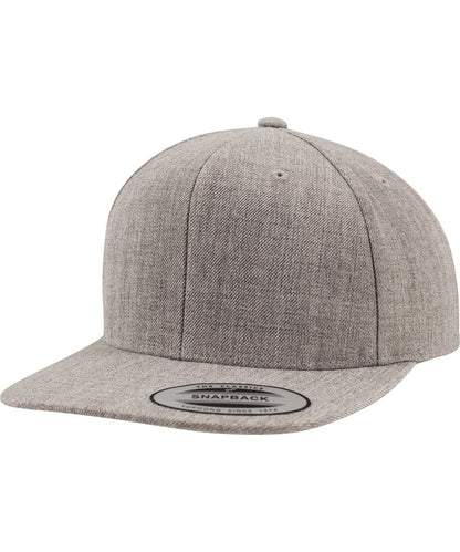 Flexfit By Yupoong The Classic Snapback 6089M YP001 - Heather Heather One size - Customisable Caps