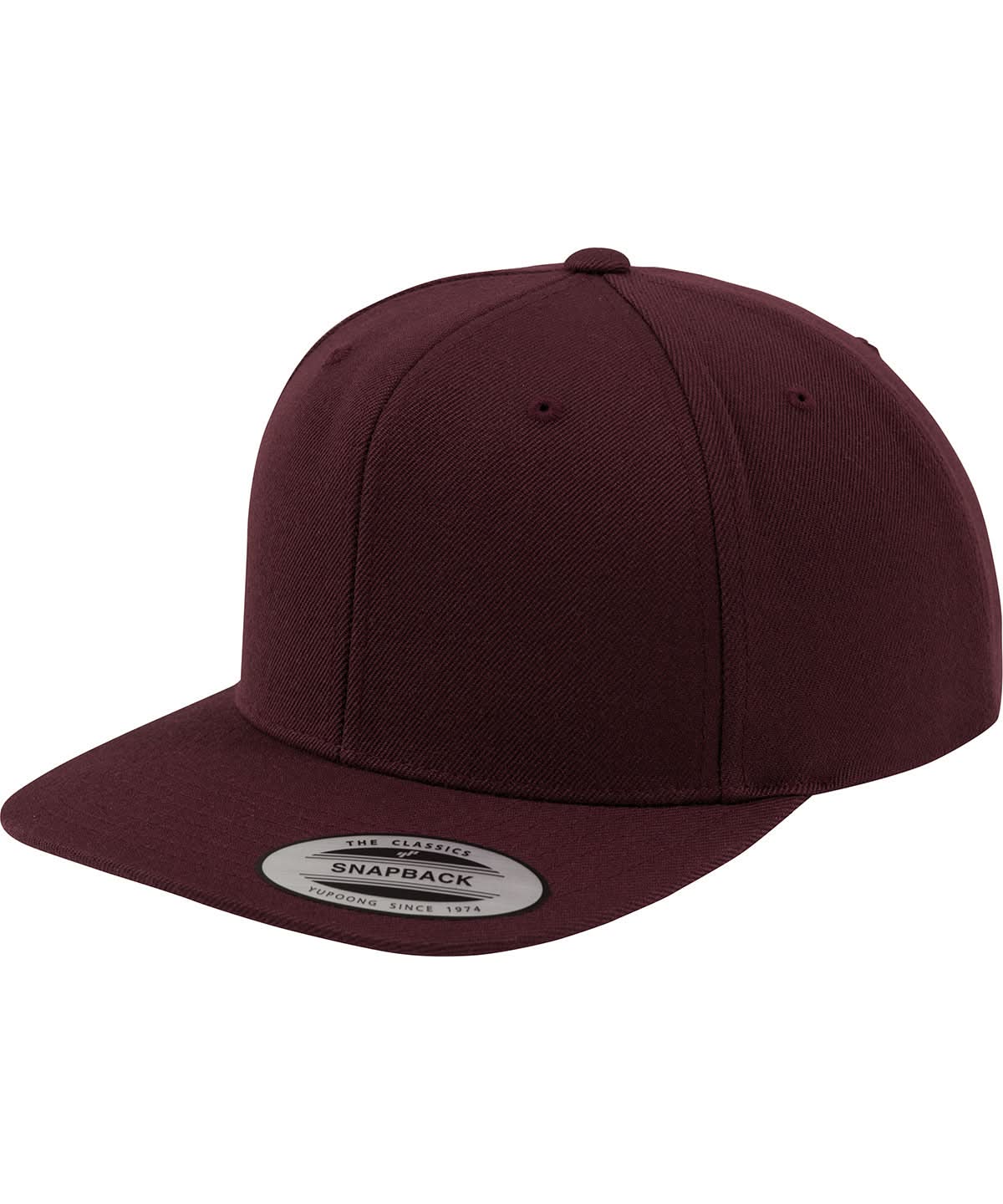 Flexfit By Yupoong The Classic Snapback 6089M YP001 - Maroon Maroon One size - Customisable Caps