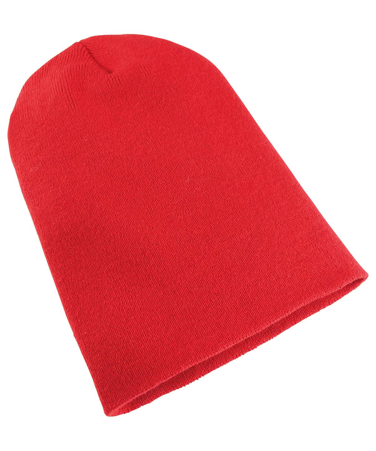 Flexfit By Yupoong Heavyweight Long Beanie 1501Kc YP012 - Red One size - Customisable Beanies