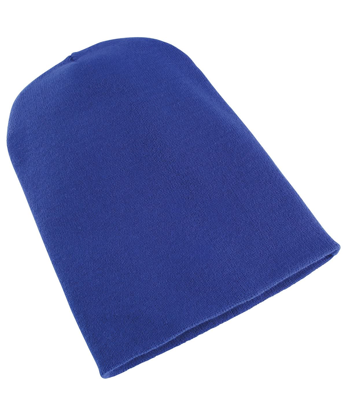 Flexfit By Yupoong Heavyweight Long Beanie 1501Kc YP012 - Royal One size - Customisable Beanies