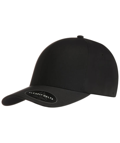 Flexfit By Yupoong Flexfit Delta Cap 180 YP028 - Black - Customisable Caps