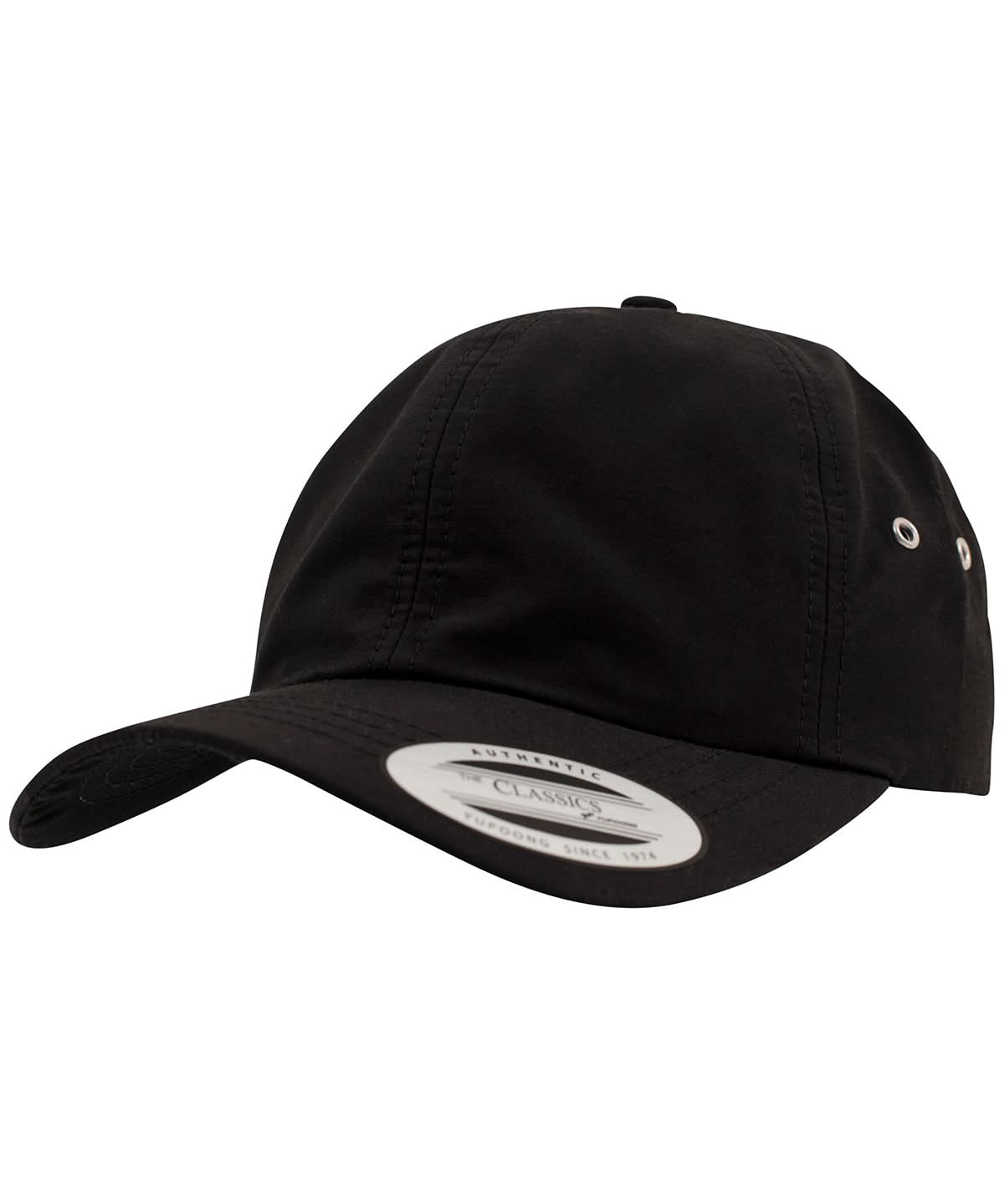 Low Profile Water Repellent Cap 6245Wr - YP036 - Black One size - Customisable Caps