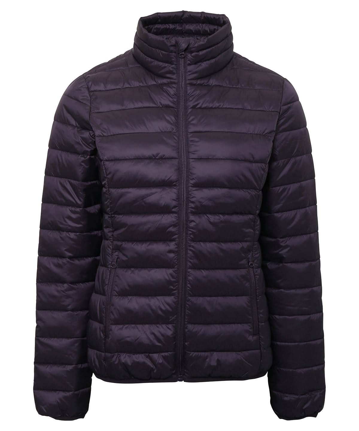 2786 Womens terrain padded jacket TS30F - Aubergine - Customisable Jacket