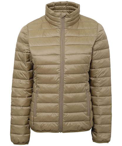 2786 Womens terrain padded jacket TS30F - Khaki - Customisable Jacket
