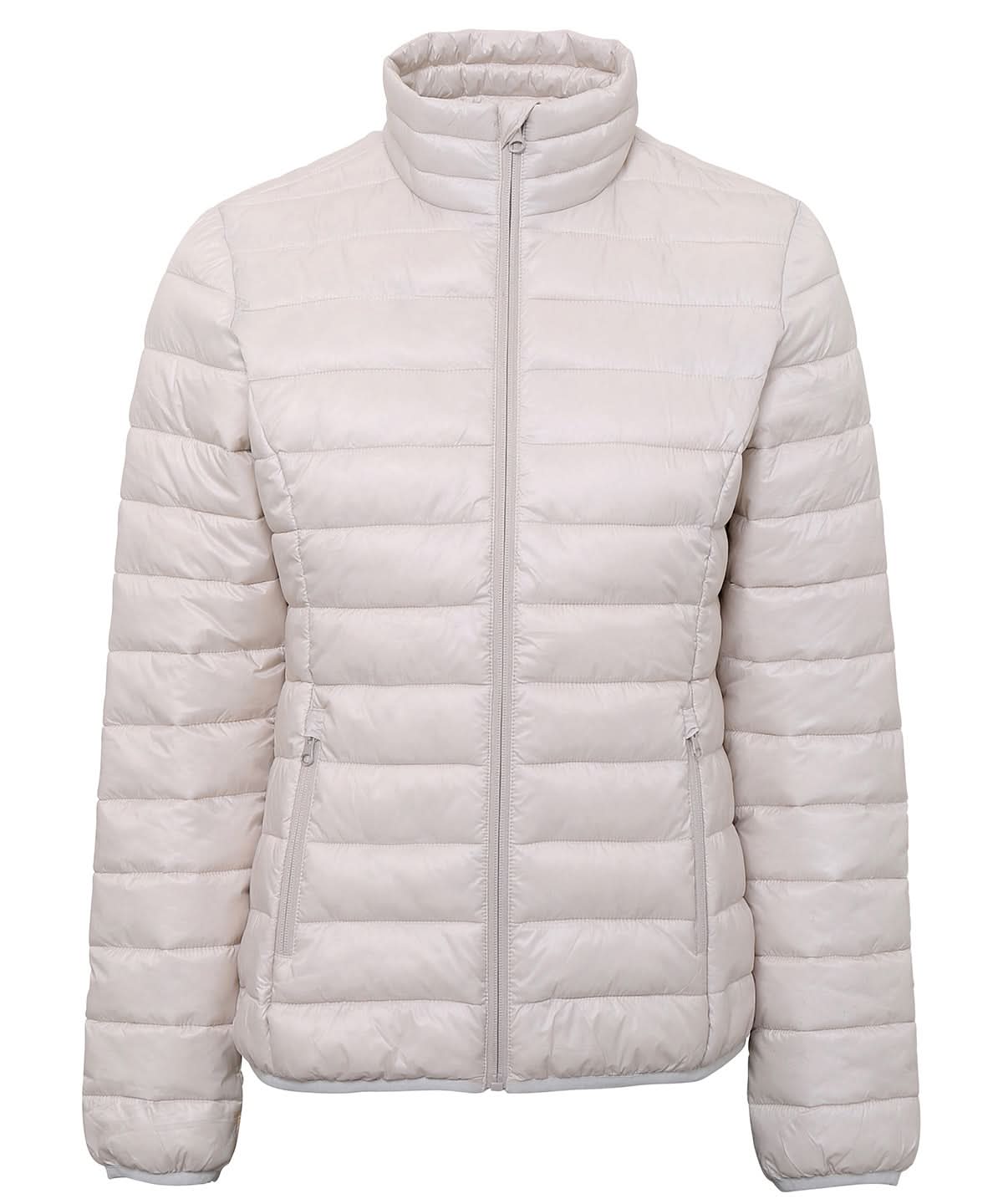 2786 Womens terrain padded jacket TS30F - Oyster White - Customisable Jacket