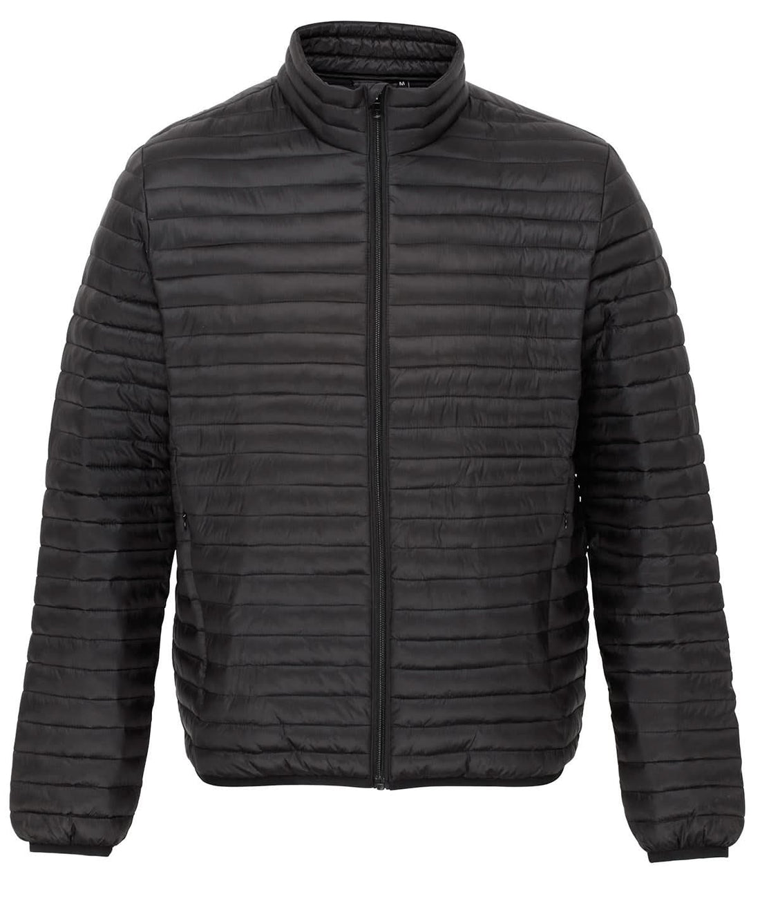 Tribe fineline padded jacket - TS018 - Black - Customisable Jacket