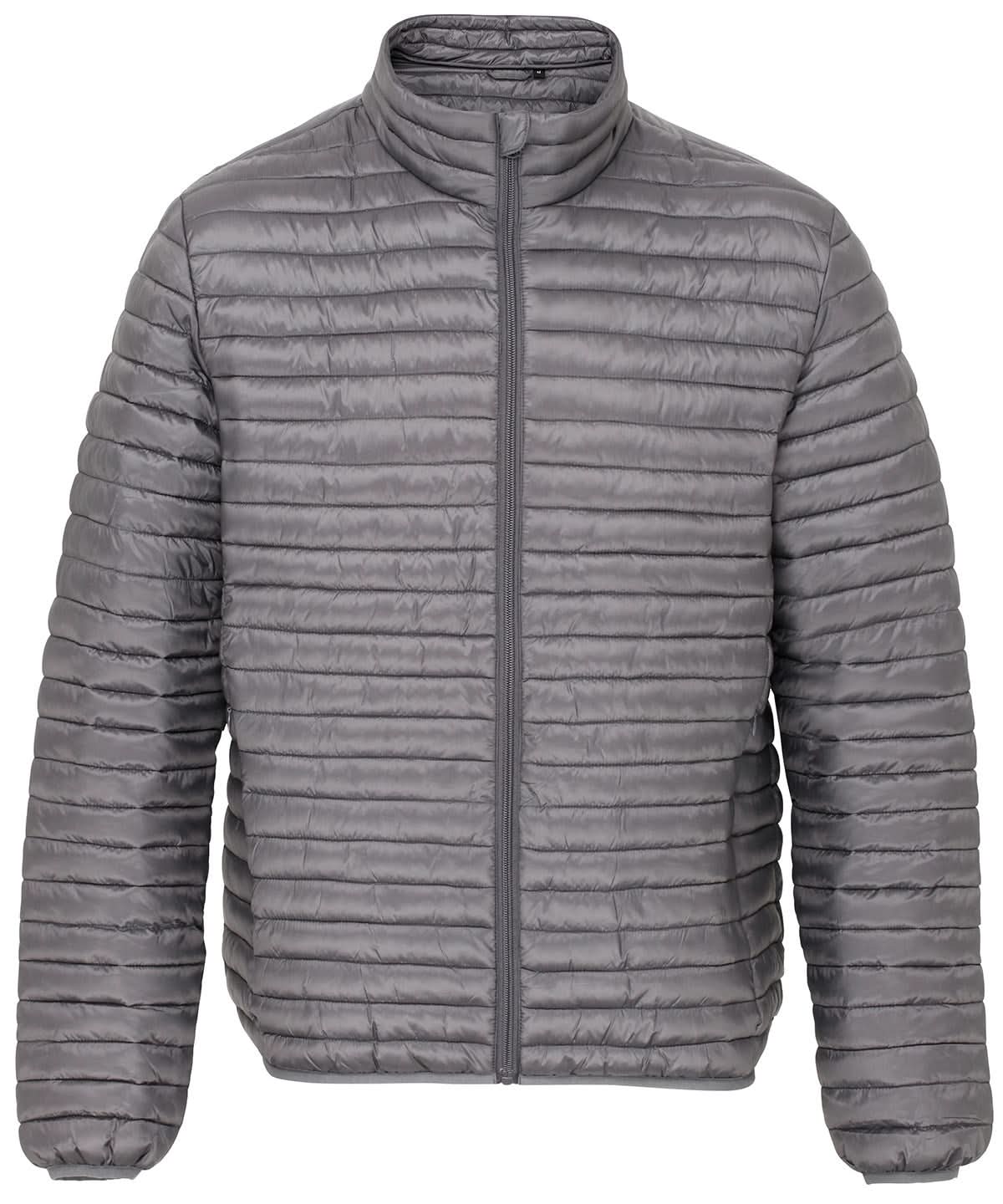 2786 Tribe fineline padded jacket TS018 - Steel - Customisable Jacket