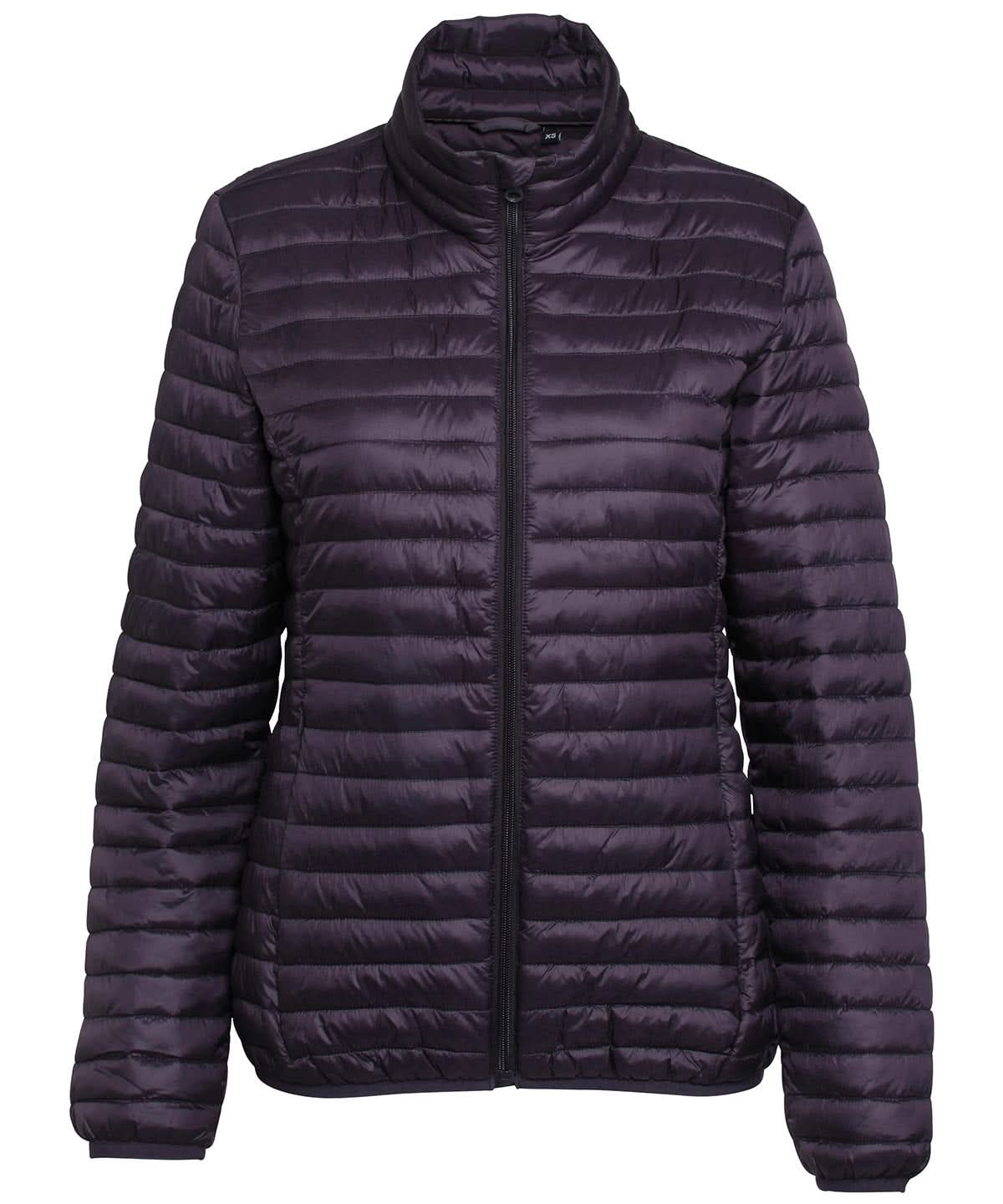 2786 Womens tribe fineline padded jacket TS18F - Aubergine 2XL - Customisable Jacket
