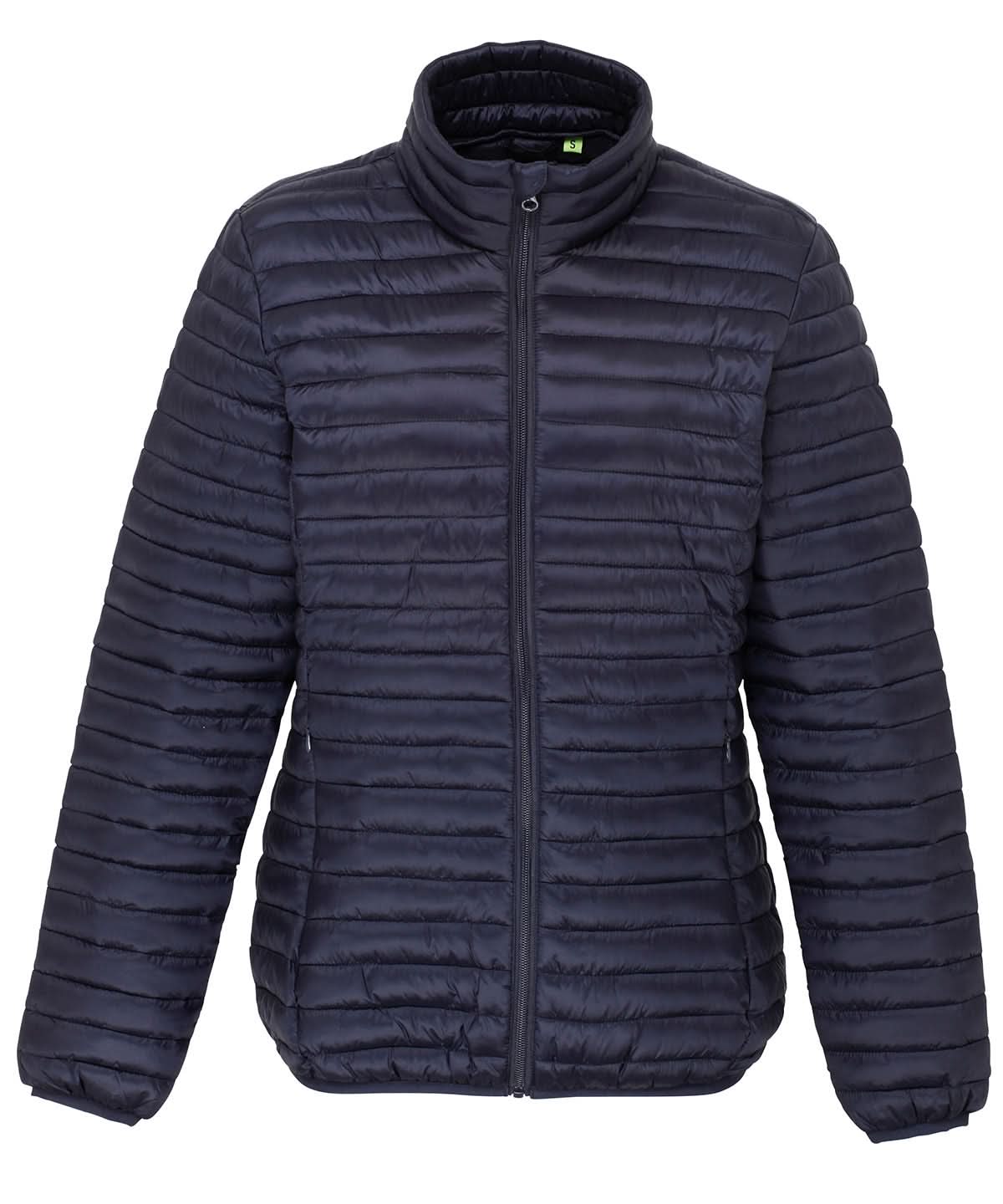 2786 Womens tribe fineline padded jacket TS18F - Navy - Customisable Jacket