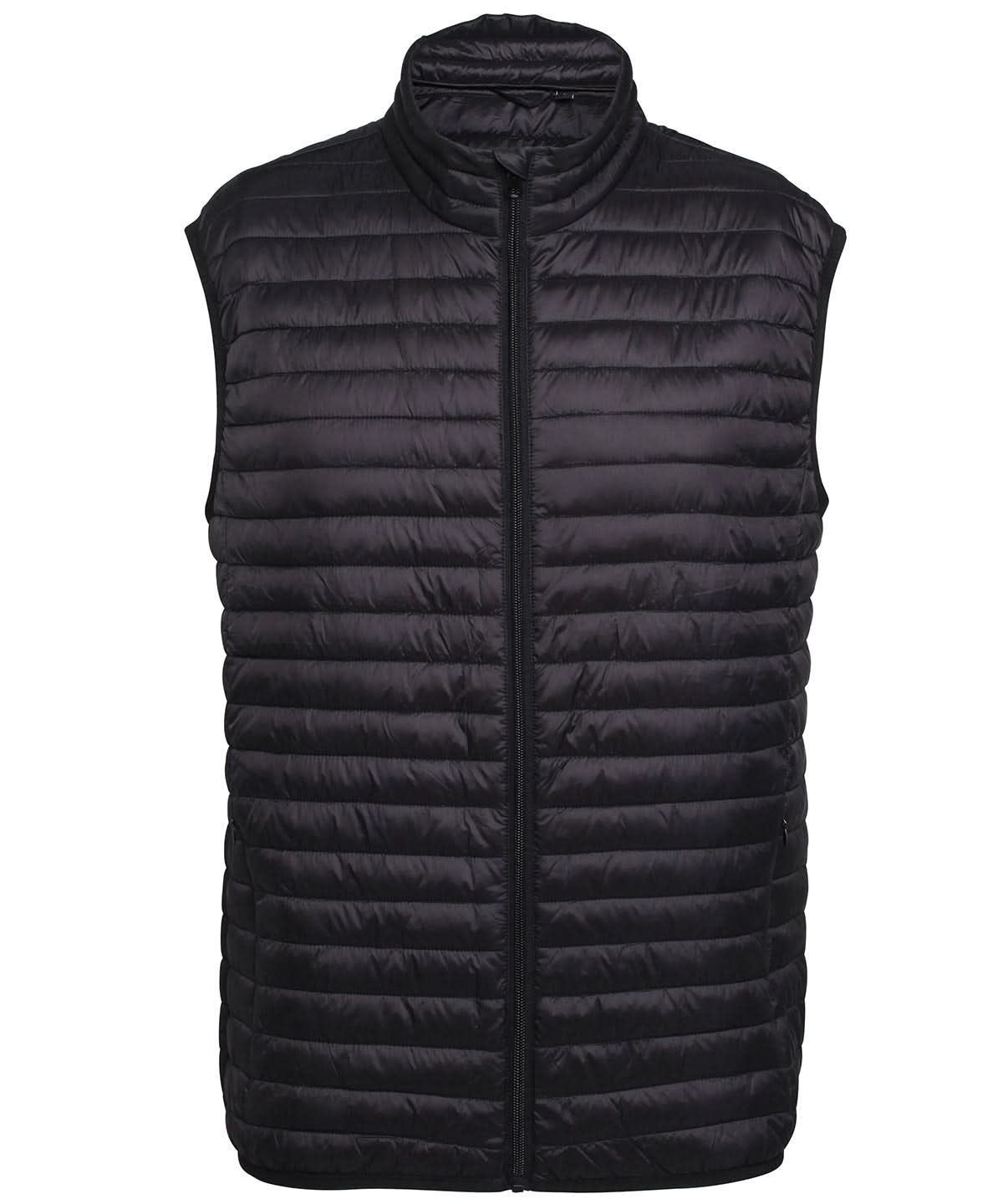 2786 Tribe fineline padded gilet TS019 - Black - Customisable Bodywarmers