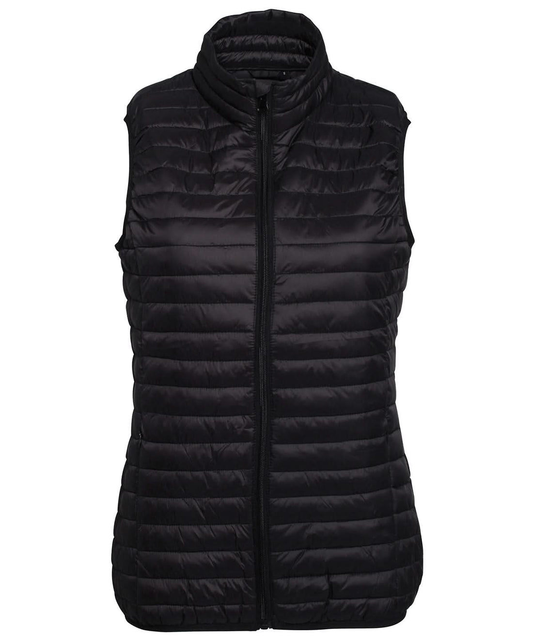 2786 Womens tribe fineline padded gilet TS19F - Black - Customisable Bodywarmers
