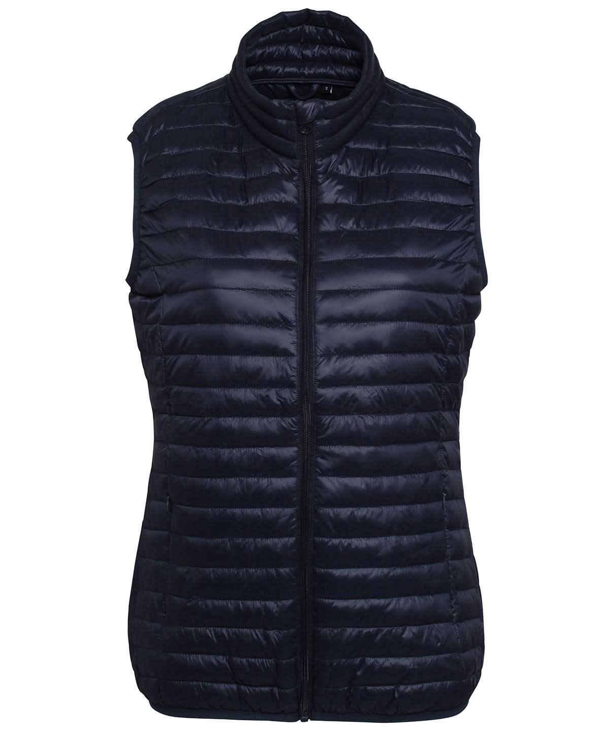 2786 Womens tribe fineline padded gilet TS19F - Navy - Customisable Bodywarmers