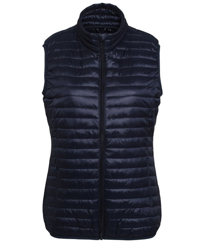 2786 Womens tribe fineline padded gilet TS19F - Navy - Customisable Bodywarmers