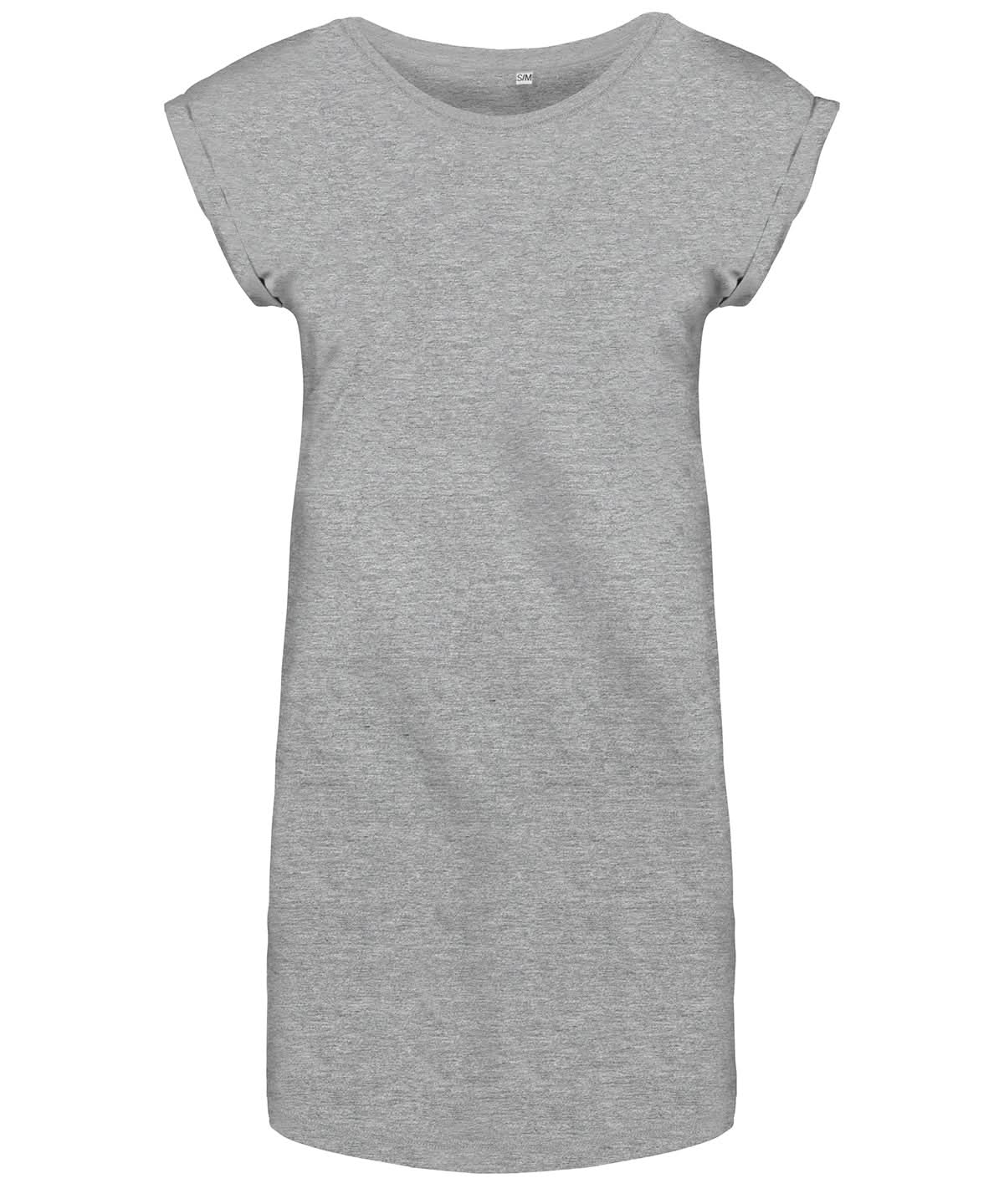 Kariban Ladies long T shirt KB388 - Light Grey Heather - Customisable T-Shirt