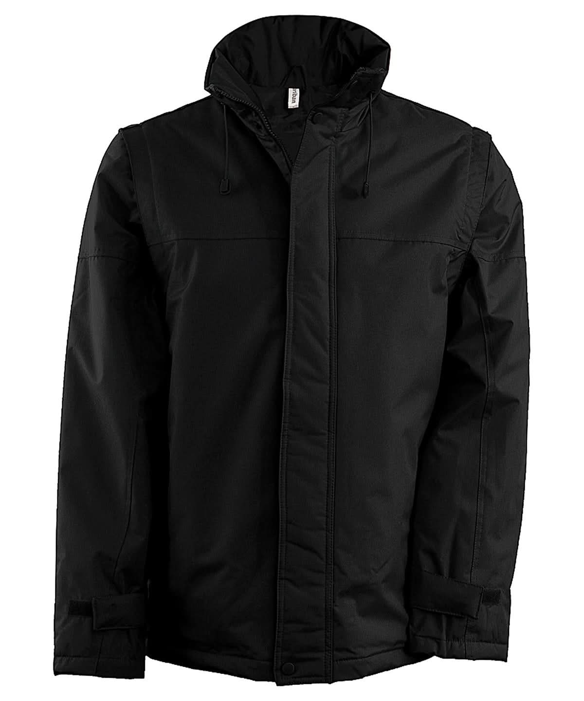 Kariban Detachable sleeved blouson jacket KB693 - Black Black - Customisable Jacket