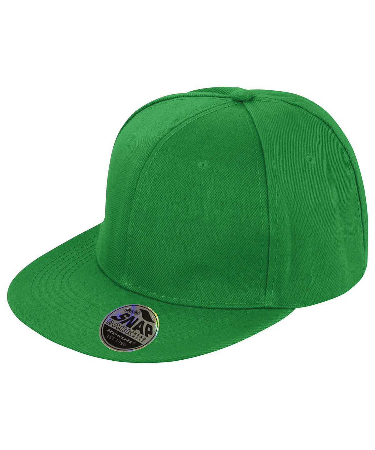 Bronx Original Solid Col Cap - RC83X - Emerald O S - Customisable Caps
