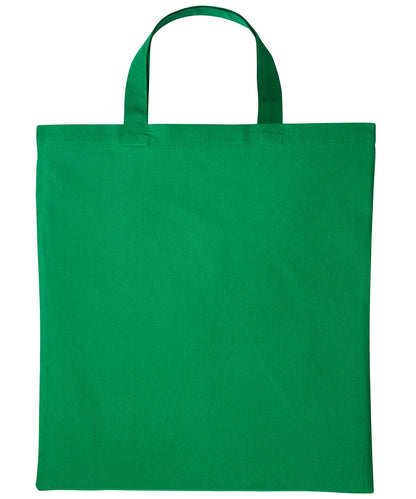 Nutshell Cotton shopper short handle RL110 - Bottle Green One size - Customisable Bags