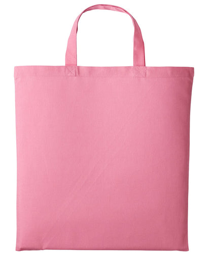 Nutshell Cotton shopper short handle RL110 - Pastel Pink One size - Customisable Bags
