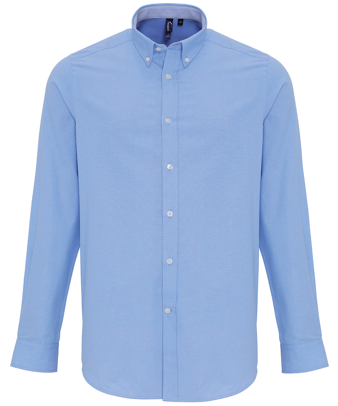 Cotton-rich Oxford stripes shirt - PR238 - Oxford Blue - Customisable Shirts
