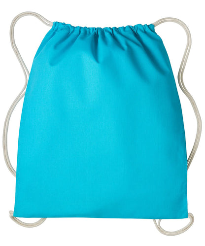 Nutshell Gymsac with cords RL300 - Turquoise Natural One size - Customisable Bags