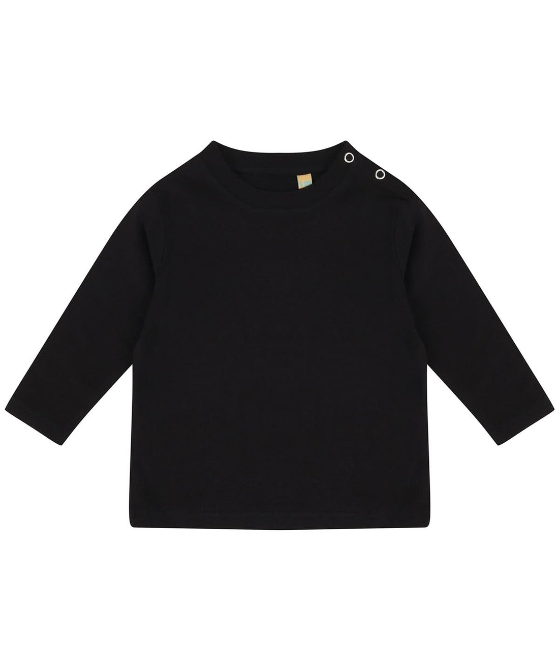Larkwood Long Sleeved T Shirt LW21T - Black - Customisable T-Shirt