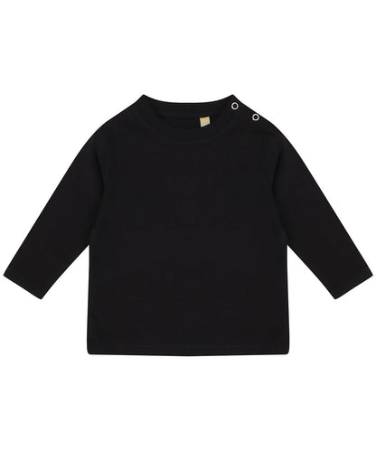 Larkwood Long Sleeved T Shirt LW21T - Black - Customisable T-Shirt