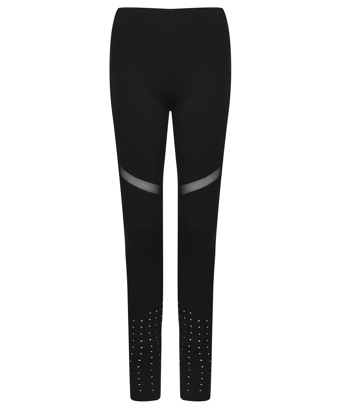 Tombo WomenS Panelled Leggings TL672 - Black - Customisable Leggings