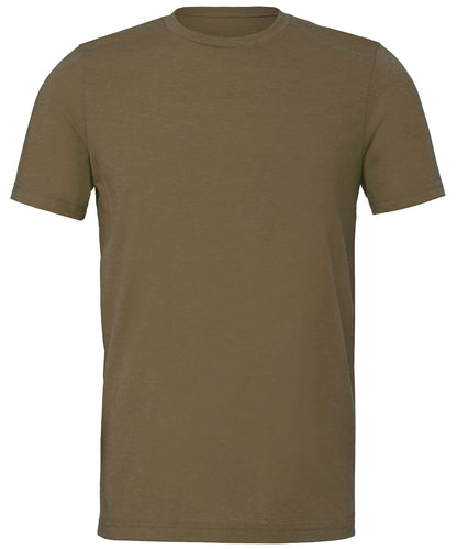 Bella Canvas Unisex sueded tee CV011 - Heather Olive - Customisable T-Shirt